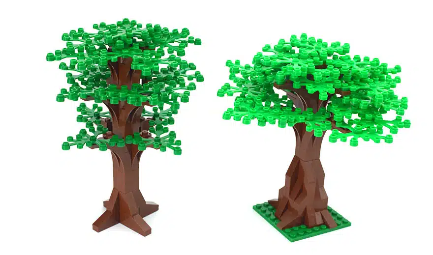 Klemmbaustein Baum / Bäume für Deine Minifiguren Klemmbaustein Welt