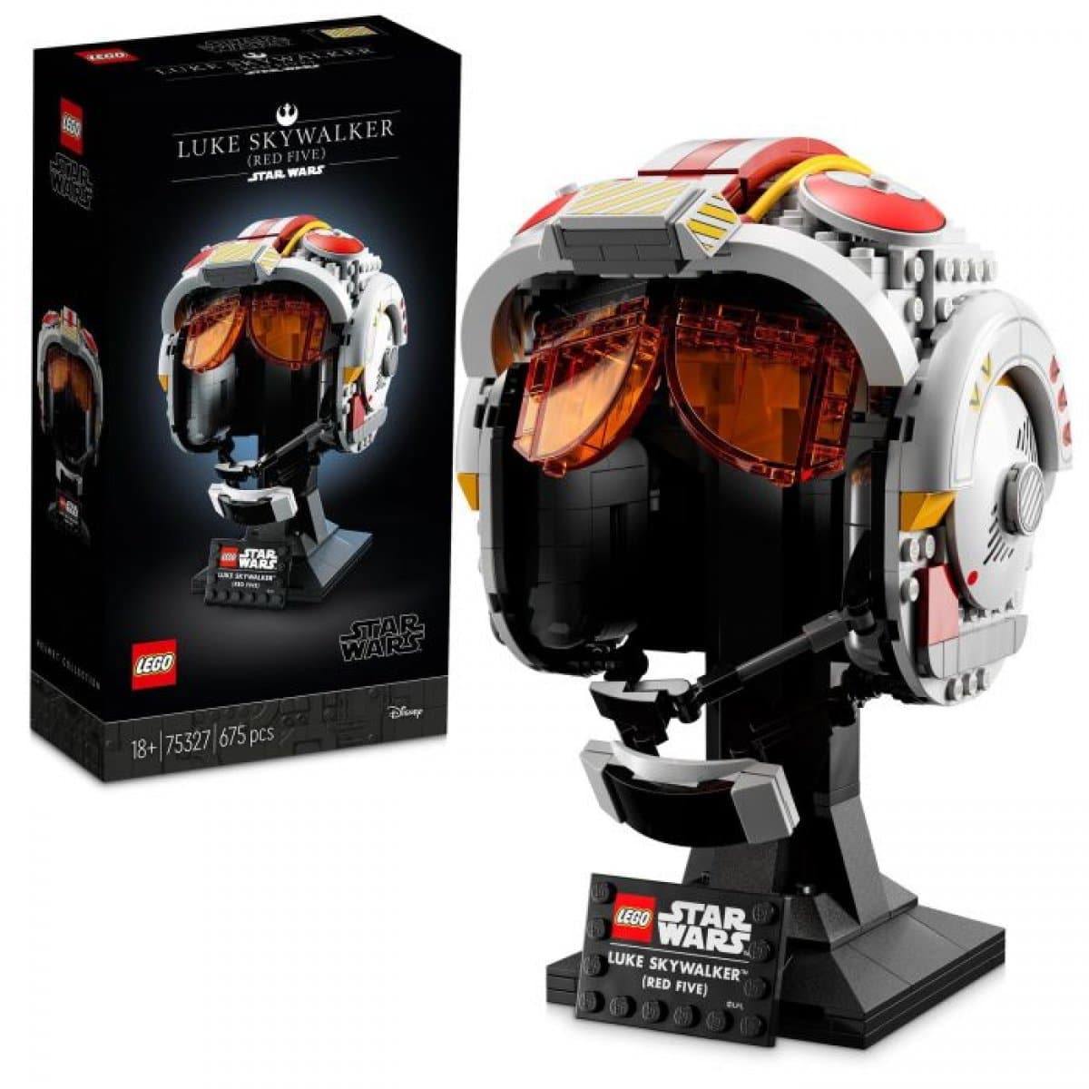 Lego 75327 Helm von Luke Skywalter Rot Fünf-Star Wars Lego 75327 Helm von Luke Skywalter Rot Fünf-Star Wars