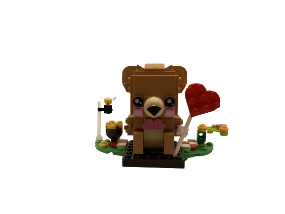 Lego Valentinstag Brickheadz Bär Lego Valentinstag Brickheadz Bär