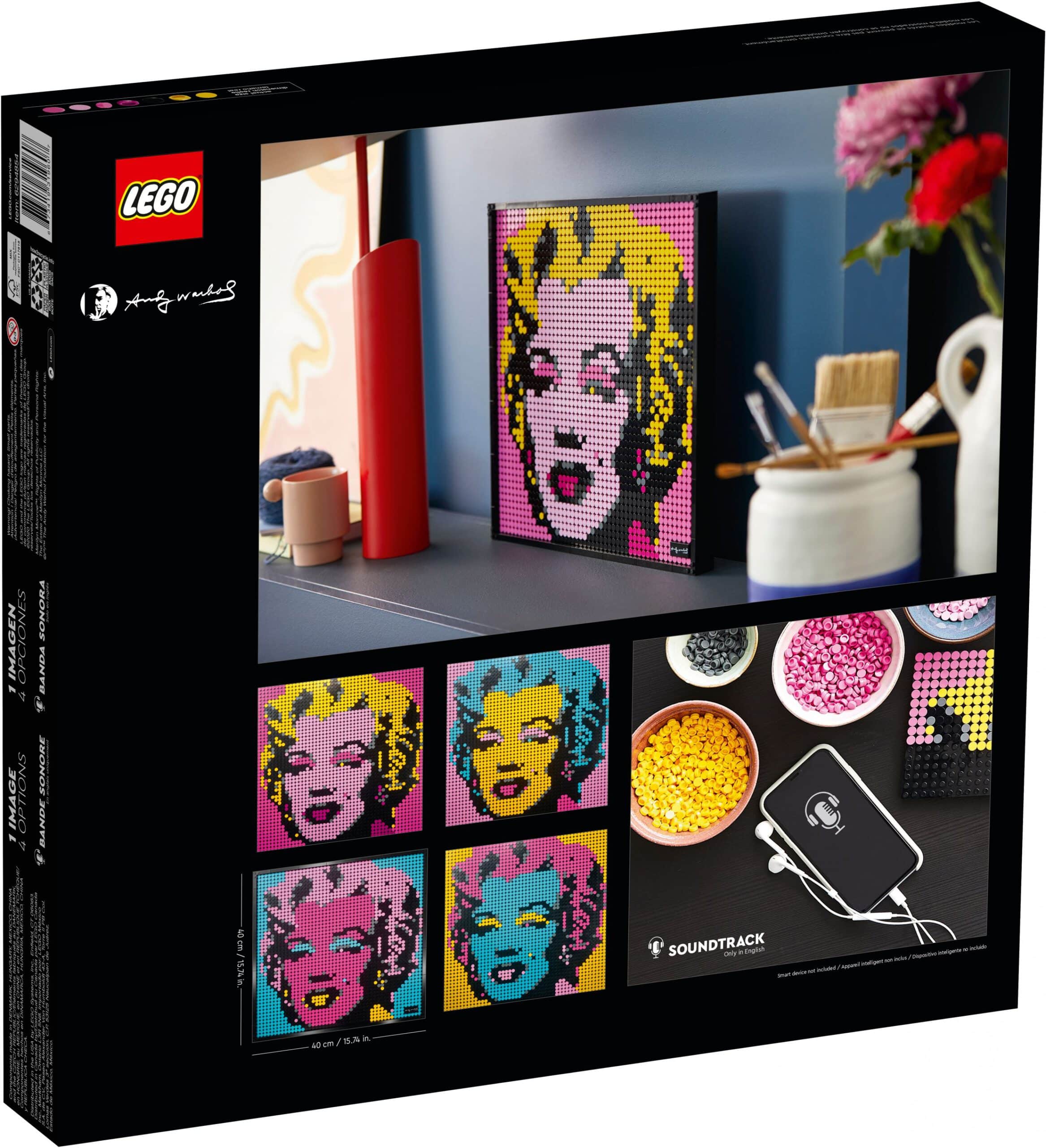 LEGO® Art 31197 Andy Warhol’s Marilyn Monroe LEGO® Art 31197 Andy Warhol's Marilyn Monroe