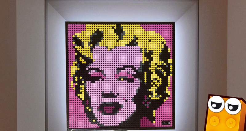 MightyBricks verkauft LEGO Andy Warhol's Marilyn Monroe 31197