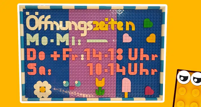 MightyBricks Öffnungszeiten ändern sich für Klemmbaustein und Lego Fans in Teltow