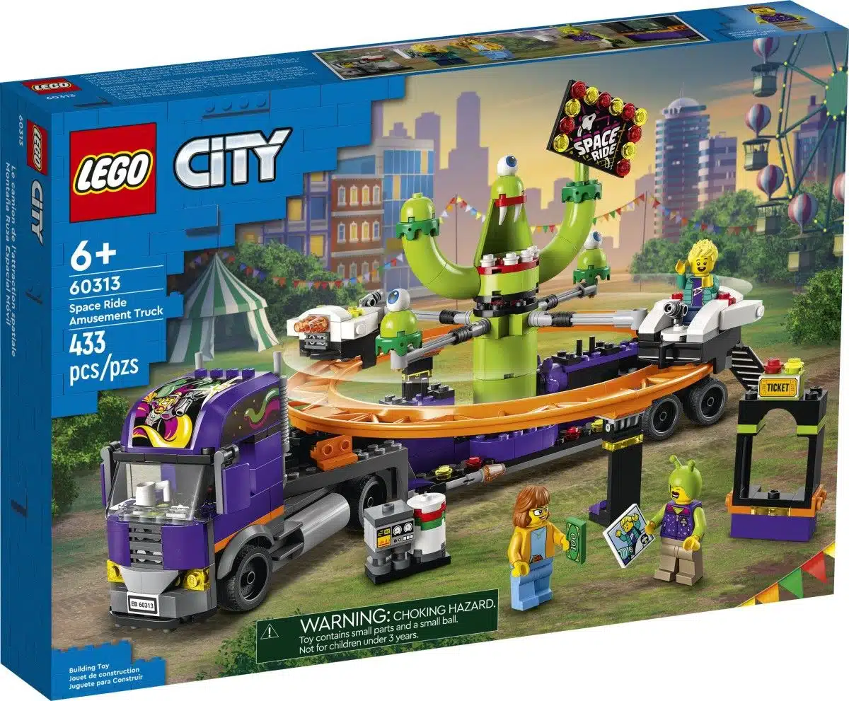 LEGO City 60313 LKW mit Weltraumkarussell