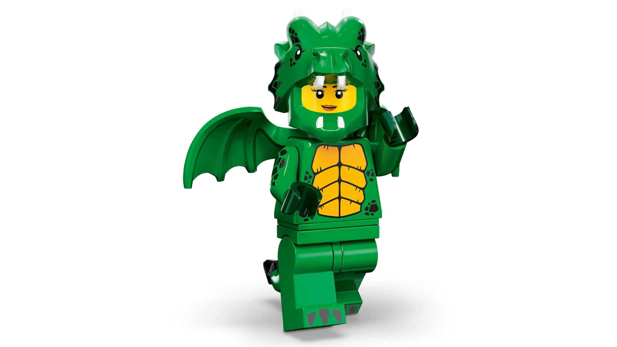 LEGO 71034 Minifiguren Serie 23 - Minifigur im grünen Drachen-Kostüm