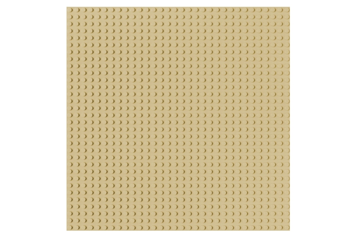 Unterbaubare Grundplatte 32 x 32 Noppen in der Farbe sand / tan für Deine Klemmbausteinewelt. LEGO® Collectable Minifigures 71033 LEGO® The Muppets Series