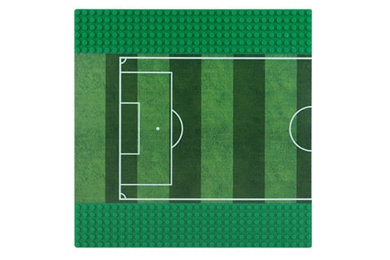 Fußball / Fußballballplatz Grundplatte 32 x 32 Noppen in der Farbe grün für Deine Klemmbausteinewelt. Fußball / Fußballballplatz Grundplatte 32 x 32 Noppen in der Farbe grün für Deine Klemmbausteinewelt.