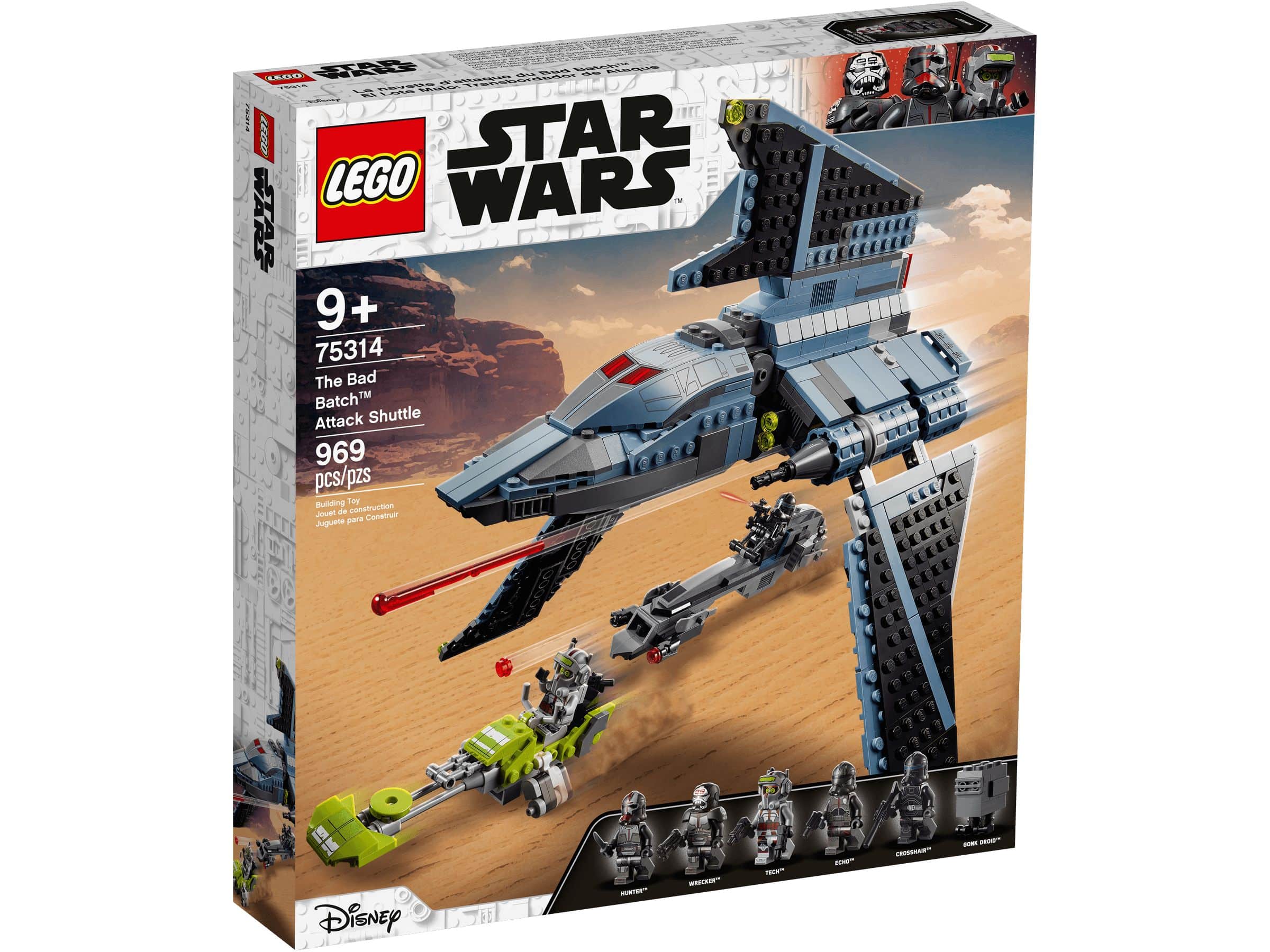 LEGO® Star Wars 75314 Angriffsshuttle aus The Bad Batch™ LEGO® Star Wars 75314 Angriffsshuttle aus The Bad Batch™