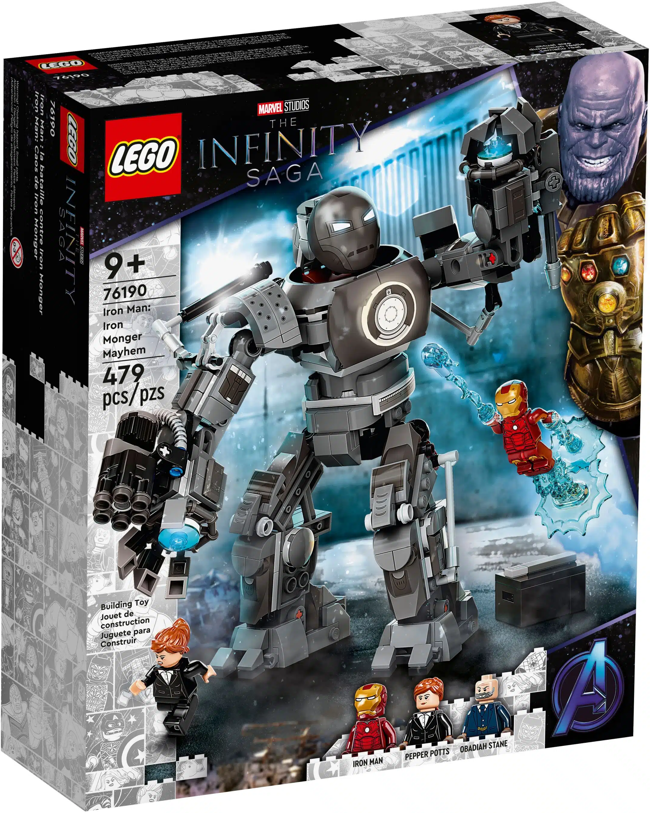 LEGO® Super Heroes 76190 Iron Man und das Chaos durch Iron Monger