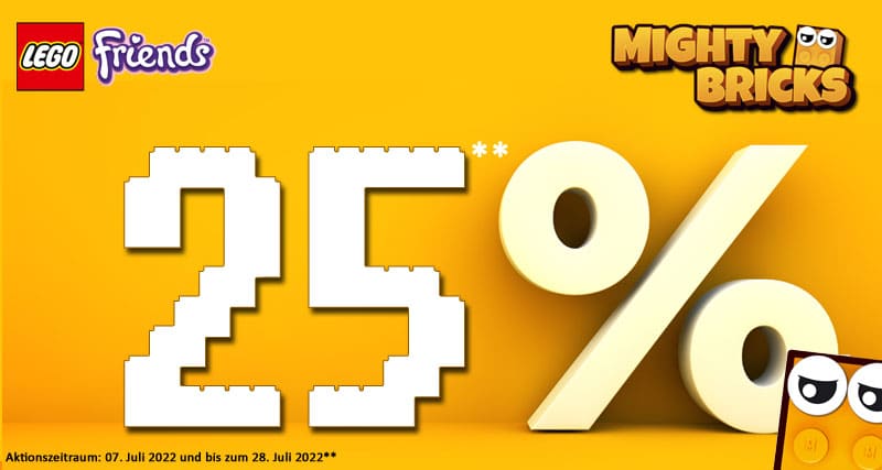MightyBricks News: 25% Rabatt auf ausgewählte LEGO Friends Sets MightyBricks News: 25% Rabatt auf ausgewählte LEGO Friends Sets
