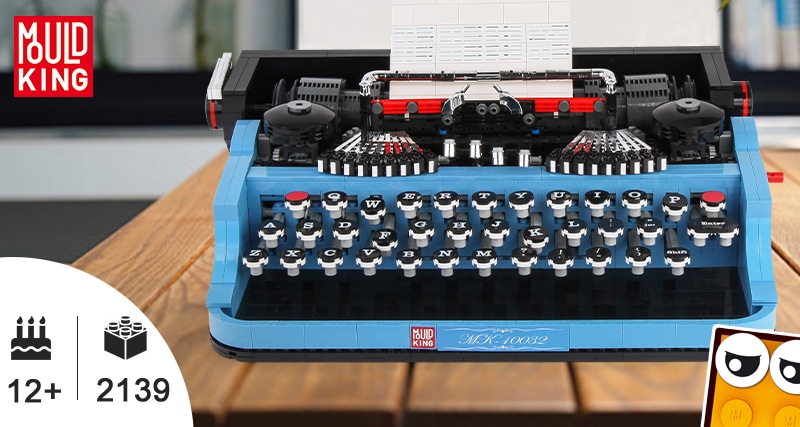 MightyBricks News: Mould King Schreibmaschine MightyBricks News: Mould King Schreibmaschine