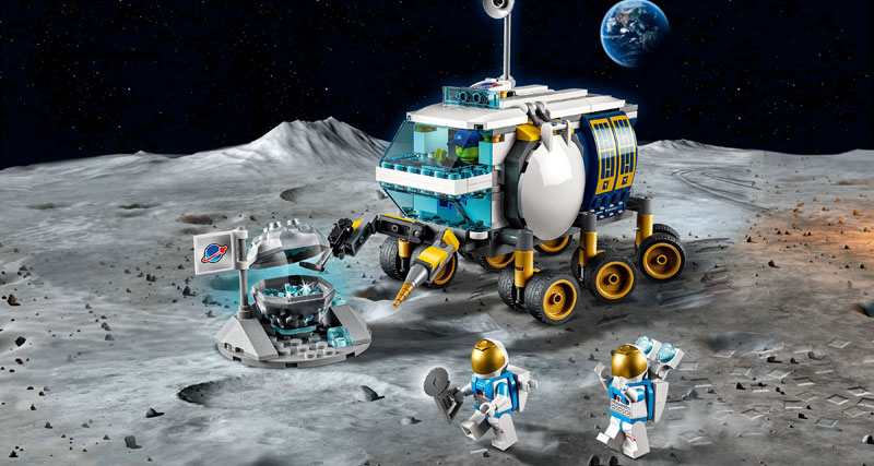 MightyBricks News: LEGO® City 60348 Mond-Rover