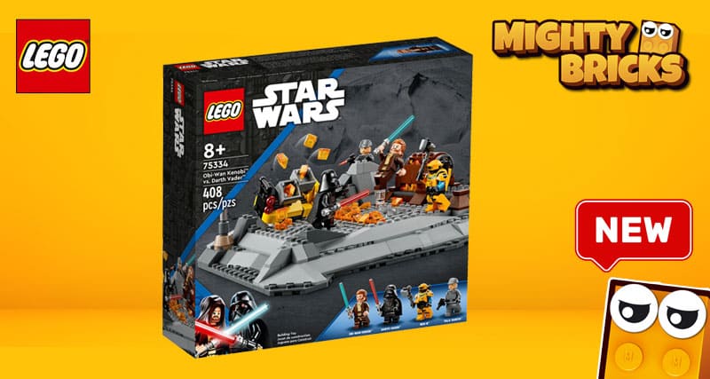 MightyBricks News: LEGO® Star Wars 75334 Obi-Wan Kenobi™ vs. Darth Vader™ MightyBricks News: LEGO® Star Wars 75334 Obi-Wan Kenobi™ vs. Darth Vader™