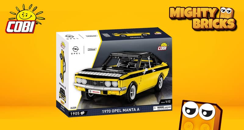 MightyBricks News: COBI 24339 Opel Manta A 1970 MightyBricks News: COBI 24339 Opel Manta A 1970