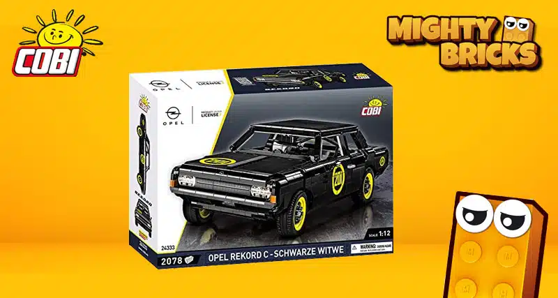 MightyBricks News COBI 24333 Opel Rekord C Schwarze Witwe