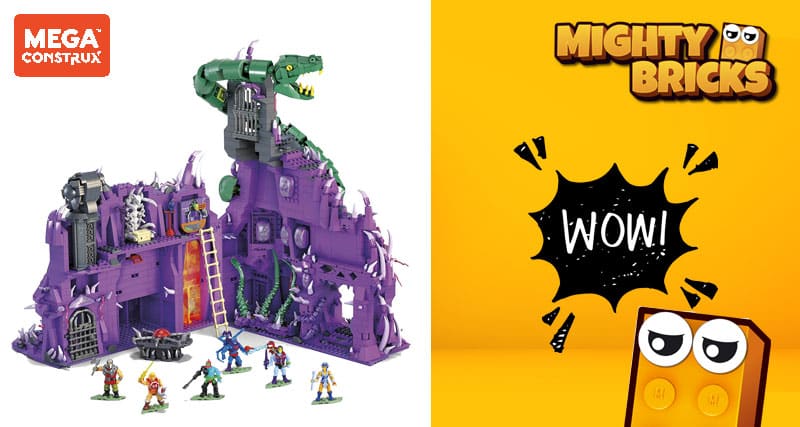 MightyBricks News: Mega Construx HHD16 – Masters of the Universe Snake Mountain Bauset, Spielset mit 3.800 Teilen und 6 beweglichen Mikro-Actionfiguren MightyBricks News: Mega Construx HHD16 - Masters of the Universe Snake Mountain Bauset, Spielset mit 3.800 Teilen und 6 beweglichen Mikro-Actionfiguren
