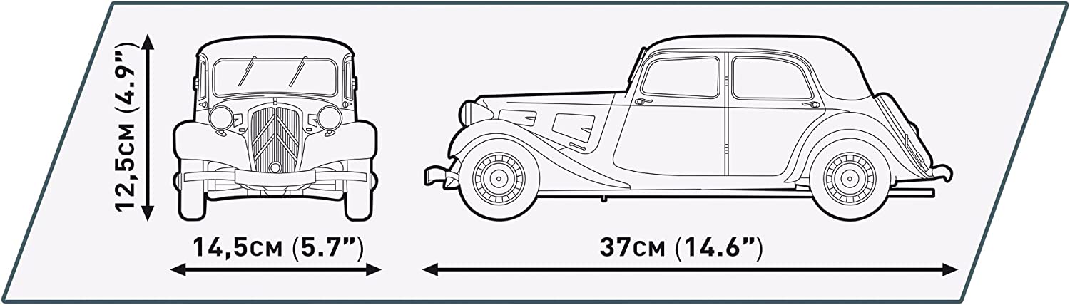 Cobi 24337 Citroen Traction Avant 11CV