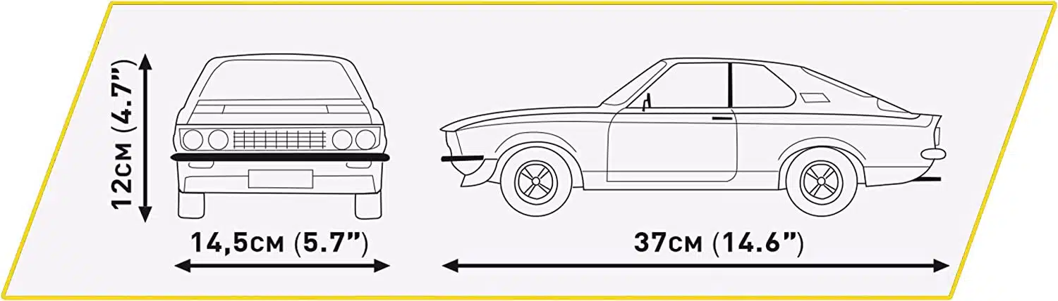 COBI 24339 Opel Manta A 1970 