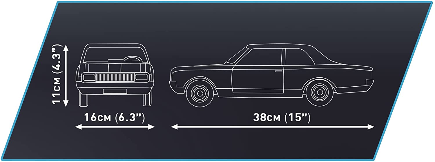 COBI 24333 Opel Rekord C Schwarze Witwe