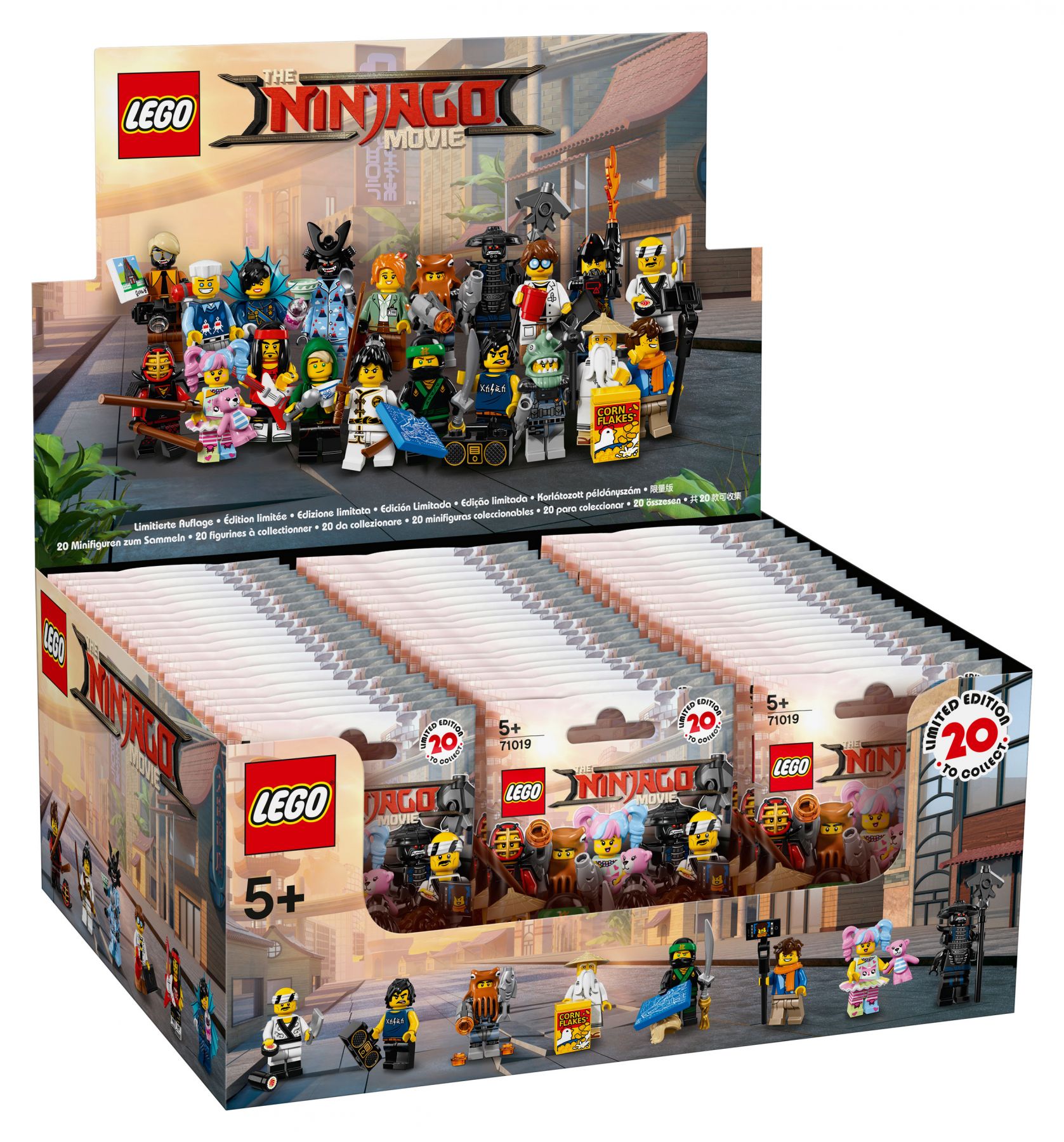 LEGO® Collectable Minifigures 71019 LEGO® Ninjago Movie Minifiguren Serie LEGO® Collectable Minifigures 71019 LEGO® Ninjago Movie Minifiguren Serie