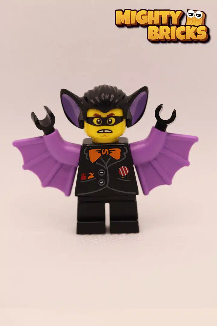 LEGO Minifigur Halloween Junge im Fledermaus-Kostüm