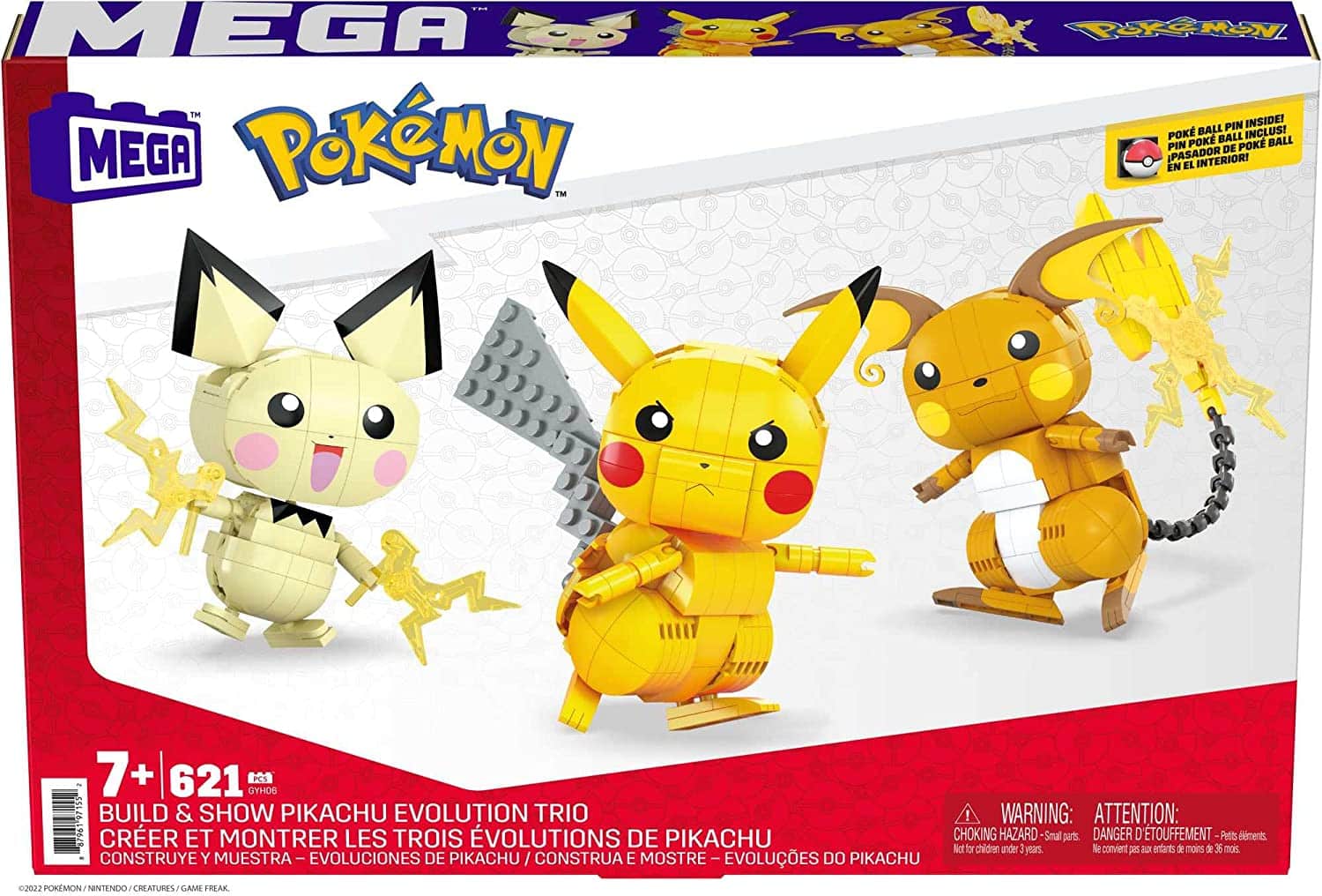 MEGA Construx GYH06 - Pokémon Pikachu Evolutionsset