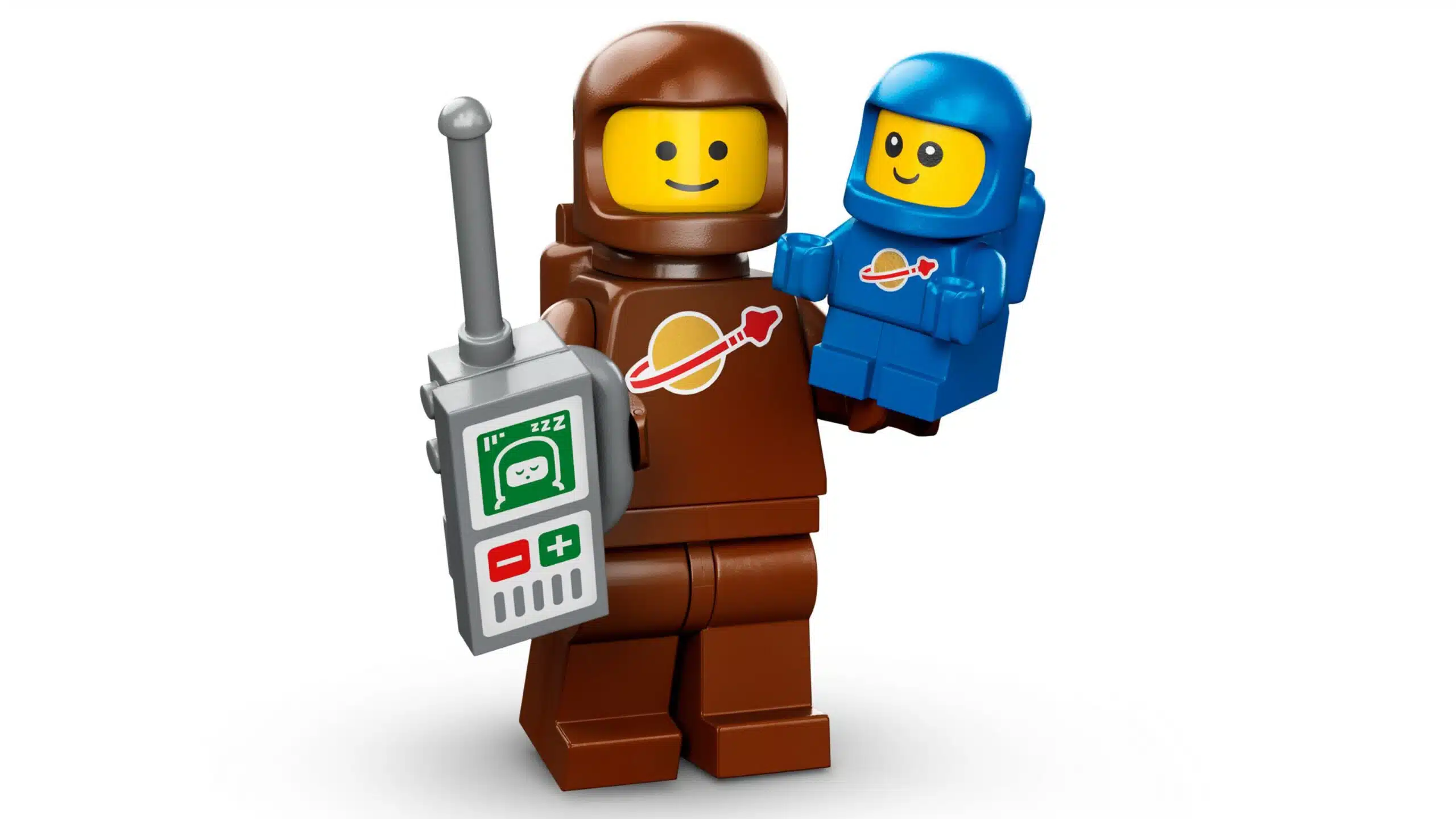 LEGO® Minifiguren Serie 24 - LEGO Minifigur klassischer Astronaut mit Baby-Astronaut