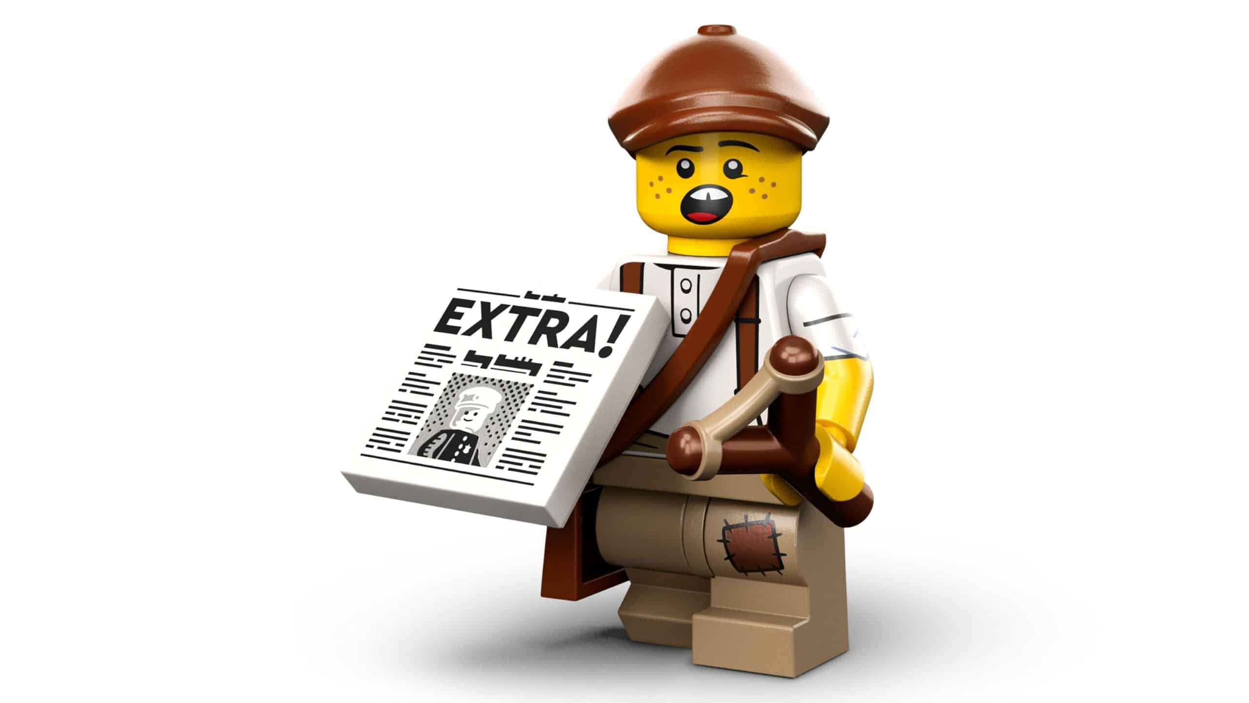 LEGO® Minifiguren Serie 24 - LEGO Minifigur Zeitungsjunge