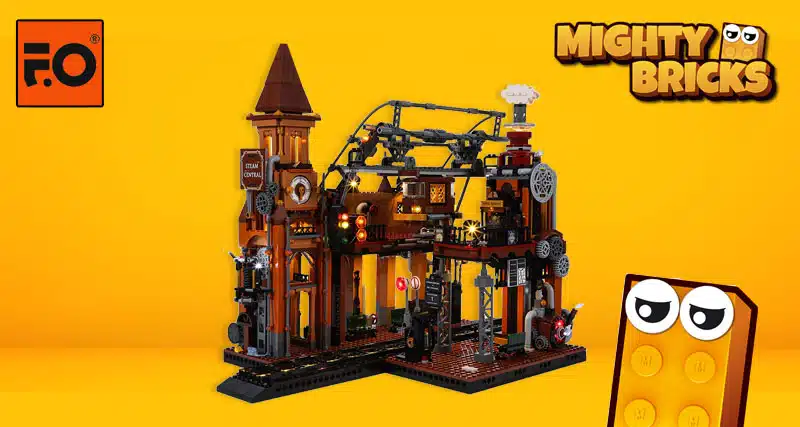 MightyBricks News: Funwhole Steampunk Ore Train – Zug mit LED Set