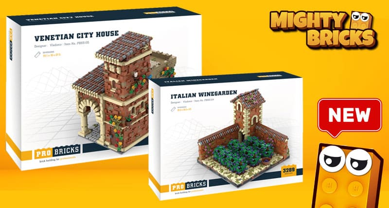 MightyBricks News: ProBricks Italian Winegarden und ProBricks Venetian City House MightyBricks News: ProBricks Italian Winegarden und ProBricks Venetian City House