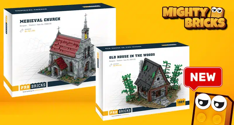 MightyBricks News: ProBricks Mittelalter Gebäude aus Klemmbausteinen