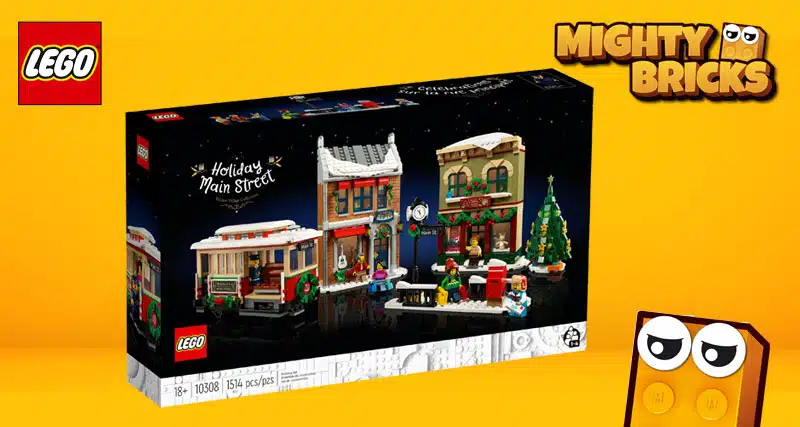 MightyBricks News: LEGO® Icons 10308 Weihnachtlich geschmückte Hauptstraße