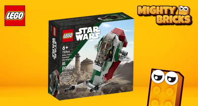 MightyBricks News: LEGO® Star Wars 75344 Boba Fetts Starship™ – Microfighter