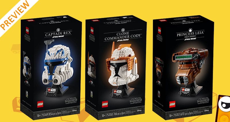 MightyBricks News LEGO-Star Wars Helme März 2023