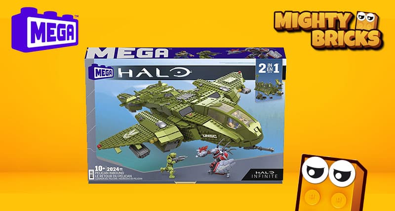 MightyBricks News: MEGA Construx GNB28 - Halo Infinite UNSC Pelican-Flugschiff