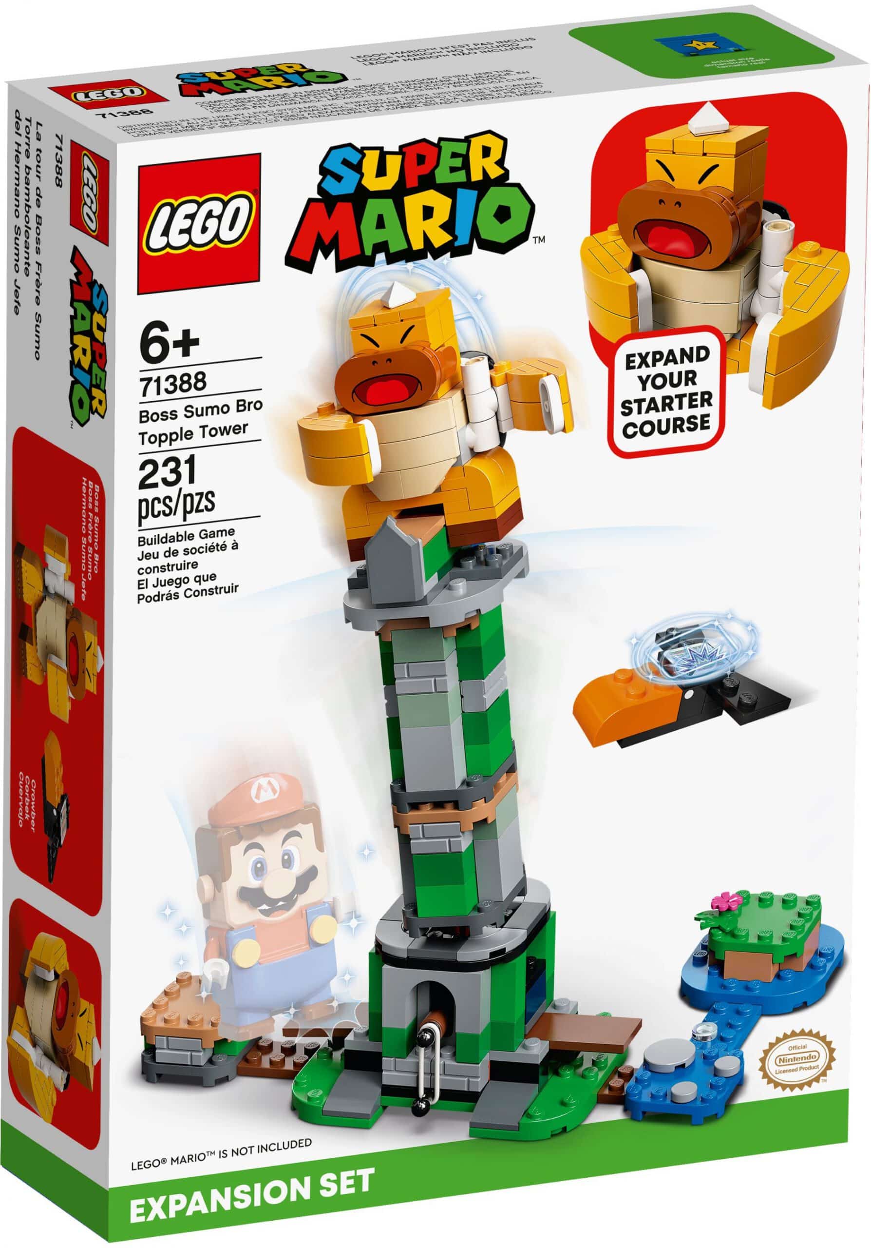 LEGO® Super Mario 71388 Kippturm mit Sumo-Bruder-Boss – Erweiterungsset LEGO® Super Mario 71388 Kippturm mit Sumo-Bruder-Boss – Erweiterungsset