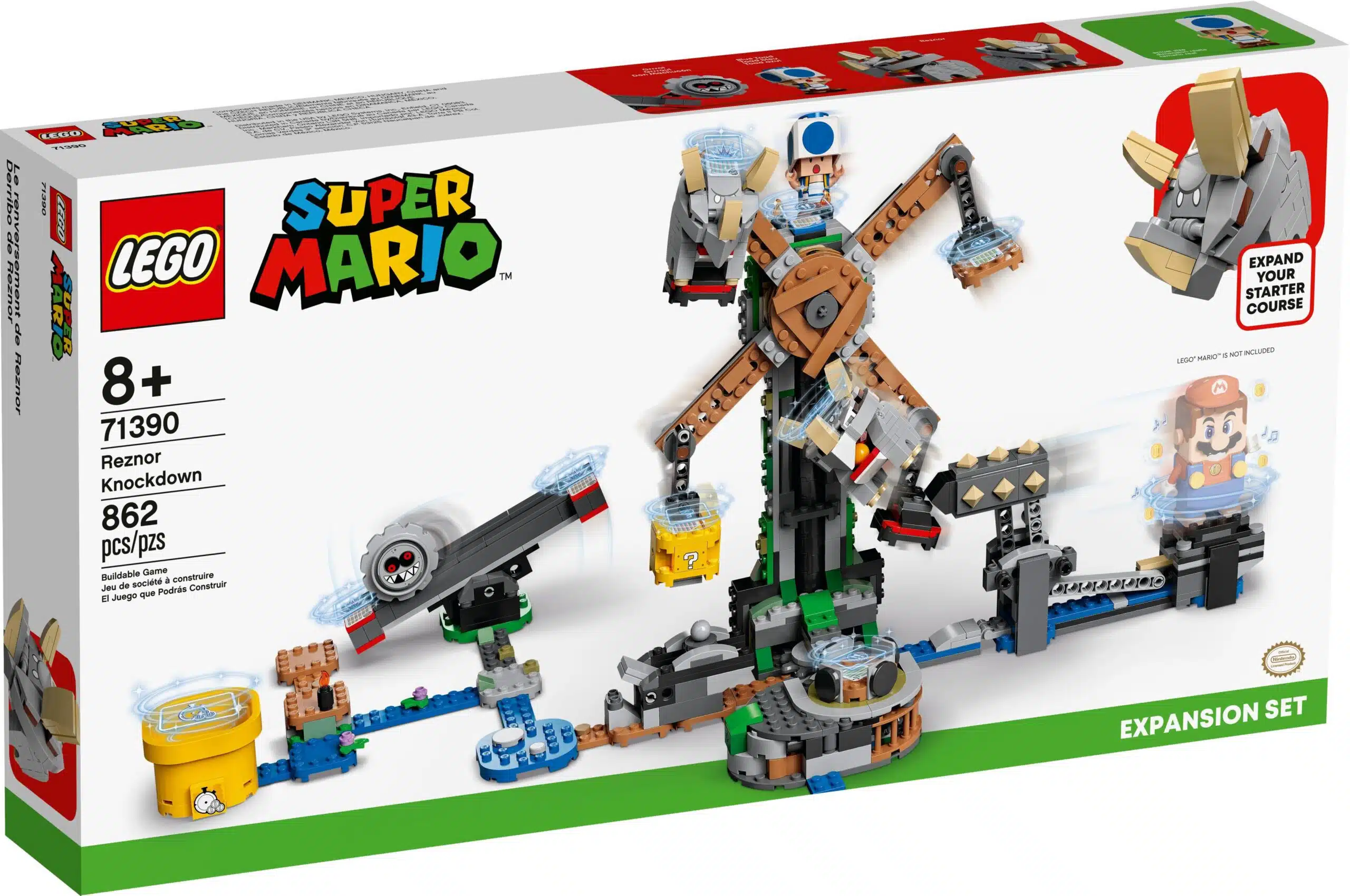 LEGO® Super Mario 71390 Reznors Absturz – Erweiterungsset