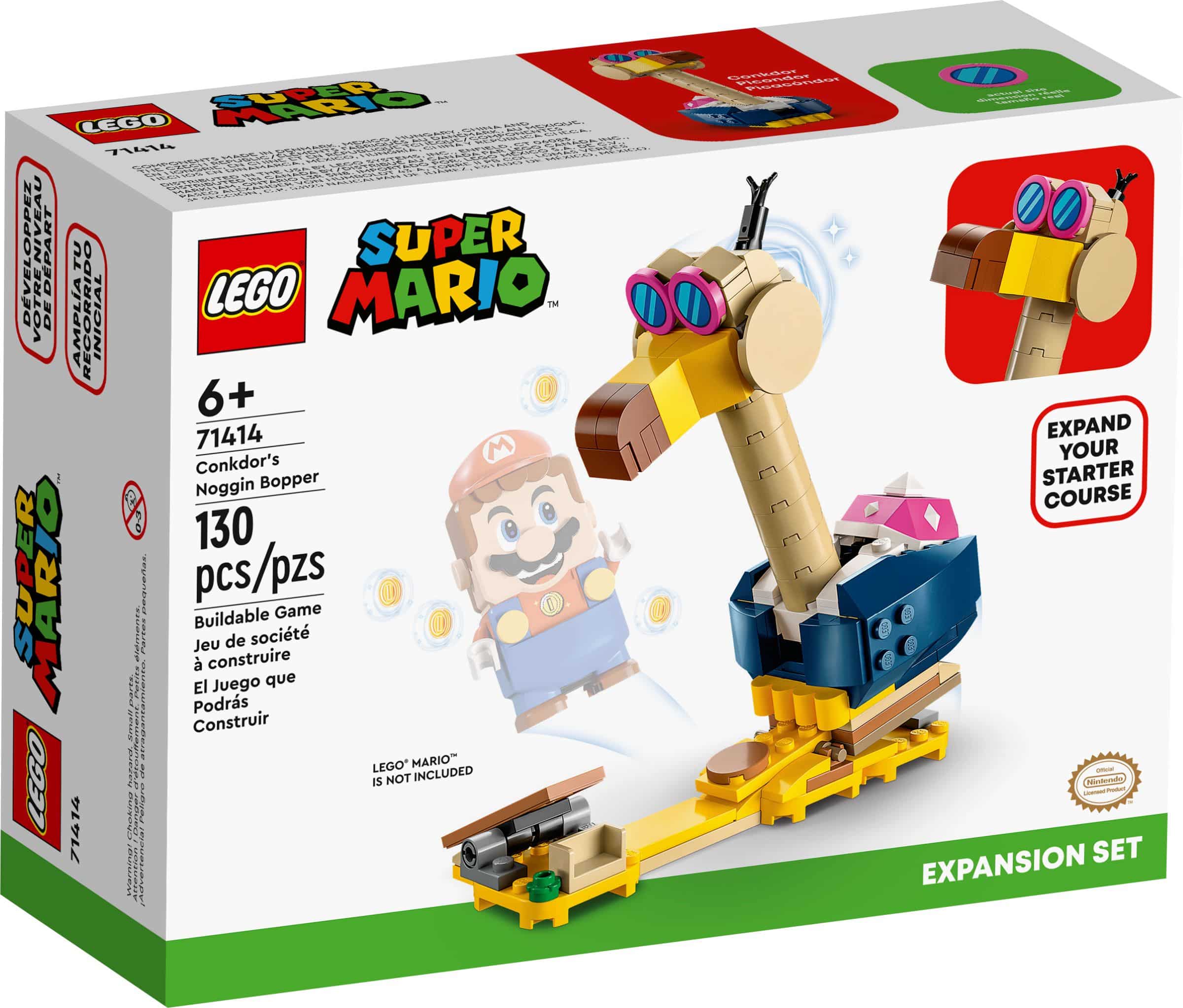 LEGO® Super Mario 71414 Pickondors Picker – Erweiterungsset LEGO® City 60197 Personenzug