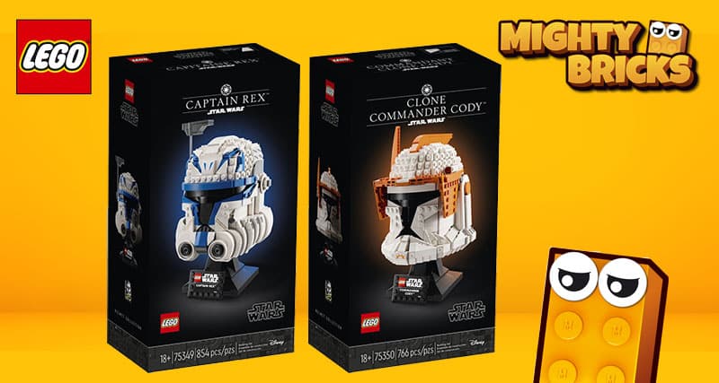 MightyBricks News Star Wars Clone Wars Helme verfügbar