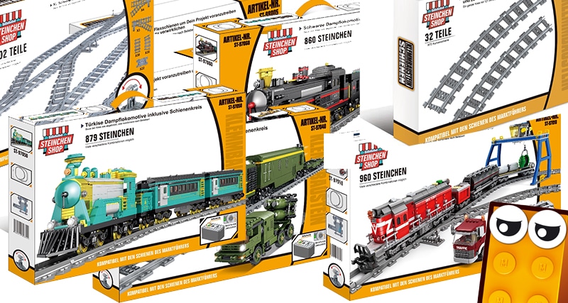 MightyBricks News Steinchenshop Lokomotive MightyBricks News Steinchenshop Lokomotive