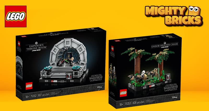 MightyBricks News: Die neuen LEGO Star Wars Dioramen 75352 + 75353