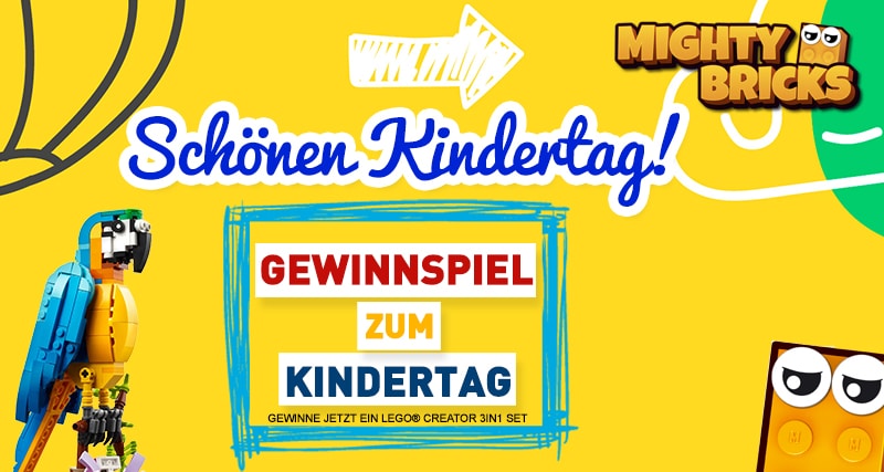 MightyBricks News: Gewinnspiel zum Kindertag 2023 MightyBricks News: Gewinnspiel zum Kindertag 2023