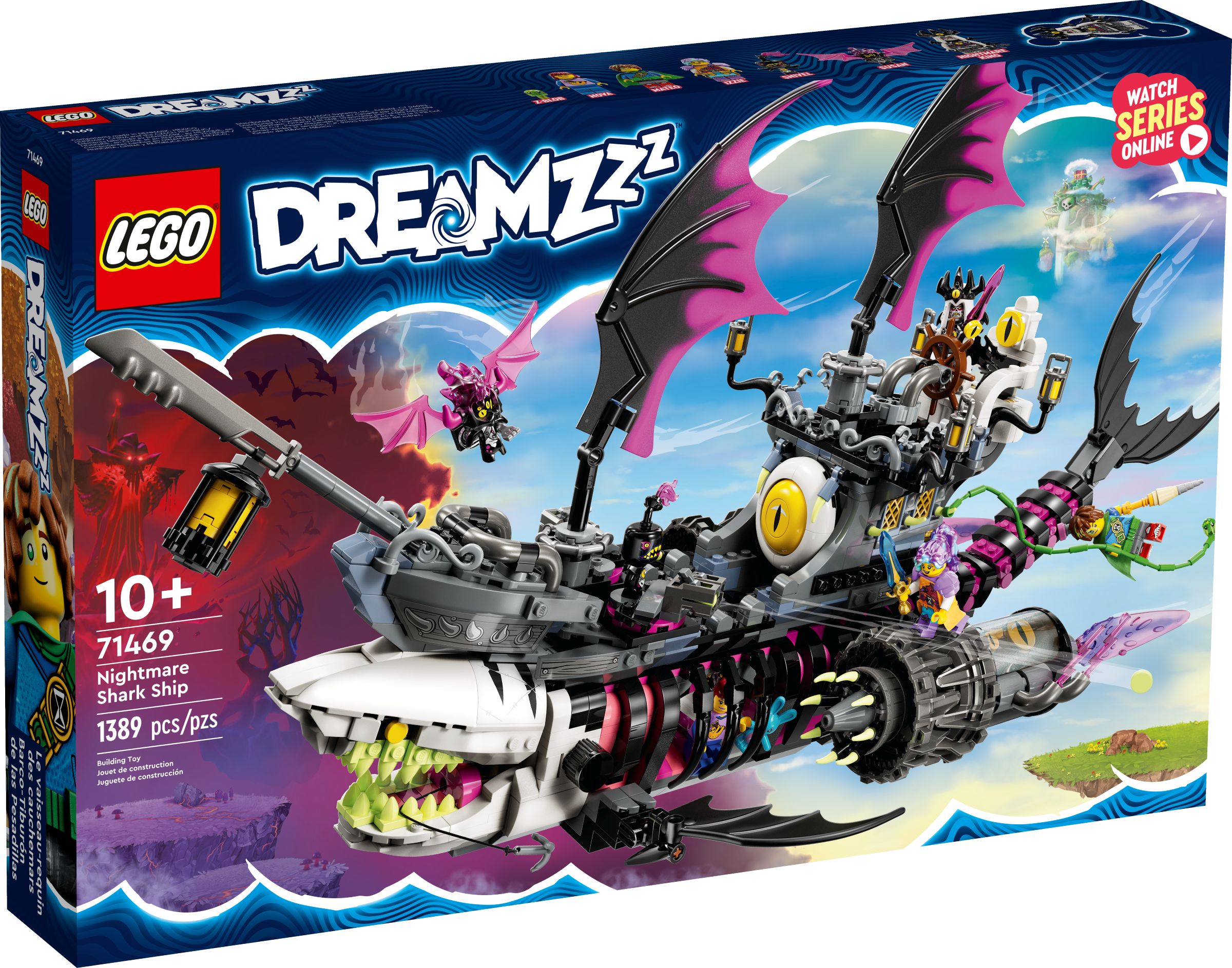 LEGO® Dreamzzz 71469 Albtraum-Haischiff