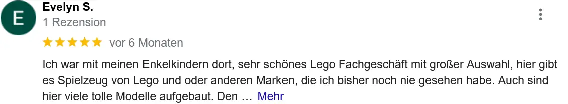 Google Bewertung