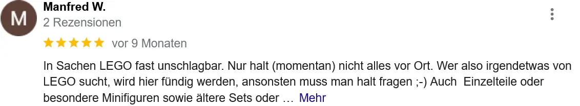 Google Bewertung