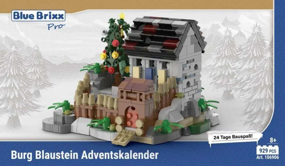 BlueBrixx-Pro Burg Blaustein Adventskalender