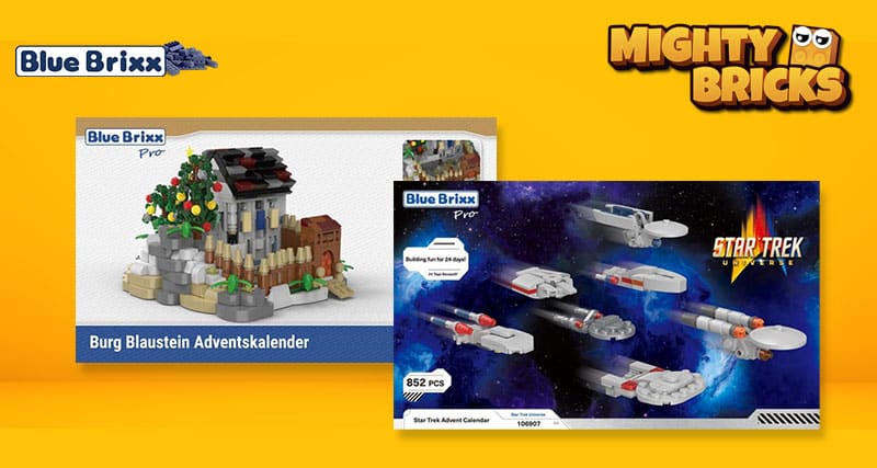 BlueBrixx Adventskalender – Burg Blaustein und Star Trek Weihnachtskalender BlueBrixx Adventskalender - Burg Blaustein und Star Trek Weihnachtskalender