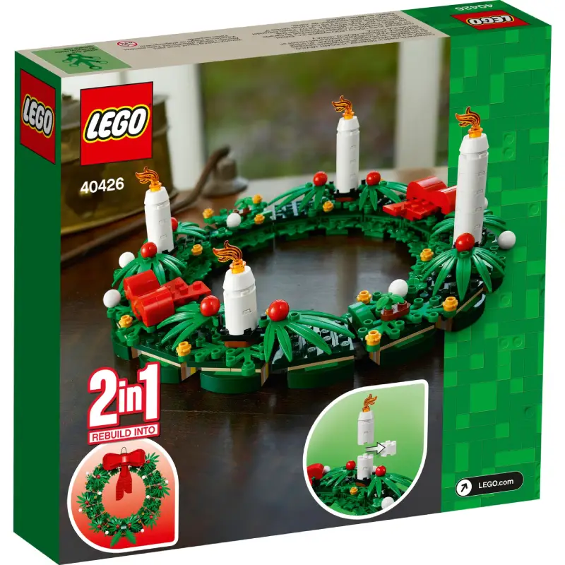 LEGO® 40426 Türkranz / Adventskranz 2in1