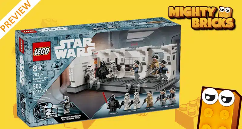 MightyBricks News: Preview LEGO® Star Wars 75387 Tantive IV Boarding Diorama