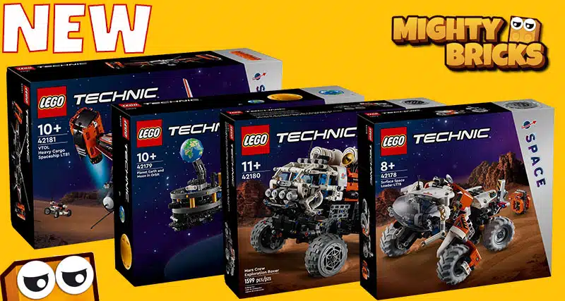 MightyBricks News: Neue LEGO Technic Space Sets Neuheiten März 2024