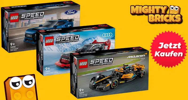 MightyBricks News: Neue LEGO Speed Champions Sets Neuheiten März 2024